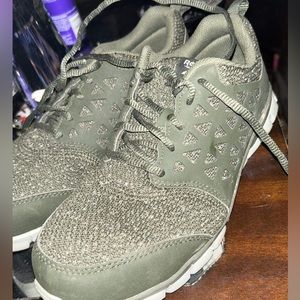 Steel toe Reebok sneakers size 9